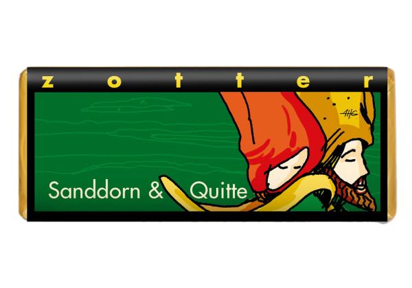 Zotter Schokolade Sanddorn & Quitte