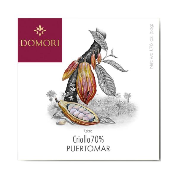 Domori Puertomar 70% Kakaoanteil - Criollo