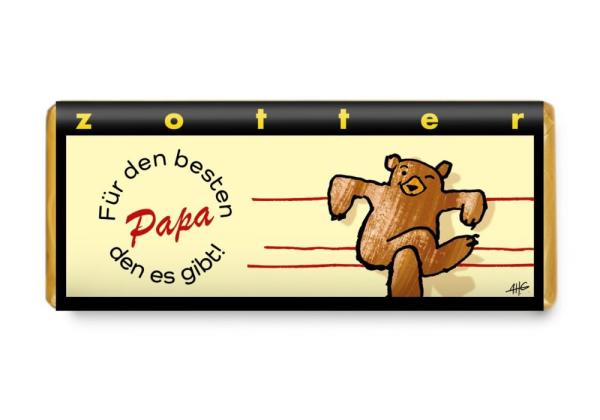Zotter Schokolade Für den besten Papa, den es gibt!