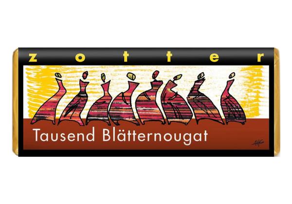 Zotter Schokolade Tausend Blätternougat