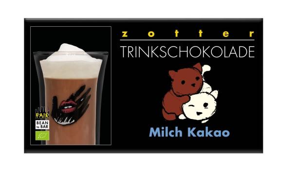 Zotter Trinkschokolade Milch Kakao
